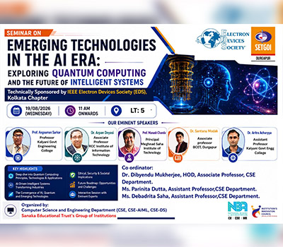 Department of Pharmacy SETGOI two-day national seminar poster