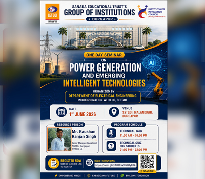Department of Pharmacy SETGOI two-day national seminar poster