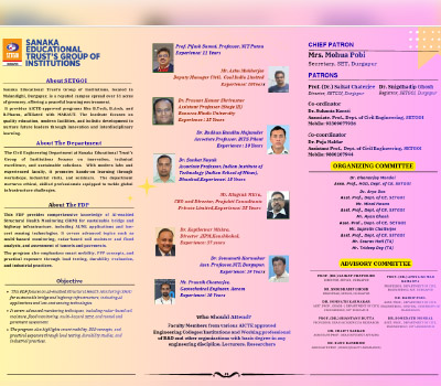Department of Pharmacy SETGOI two-day national seminar poster